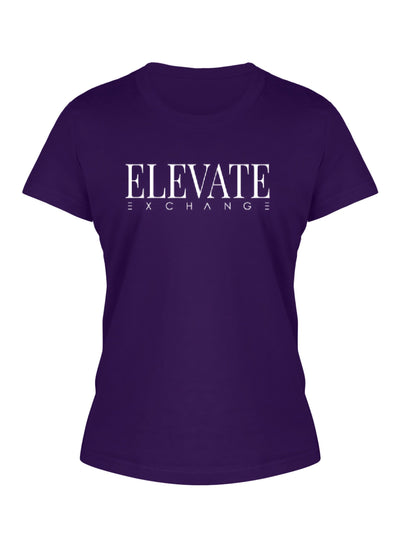 Women’s Elevate Exchange Purple & White Tee