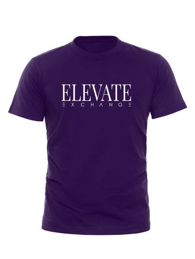 Men’s Elevate Exchange Purple & White Tee